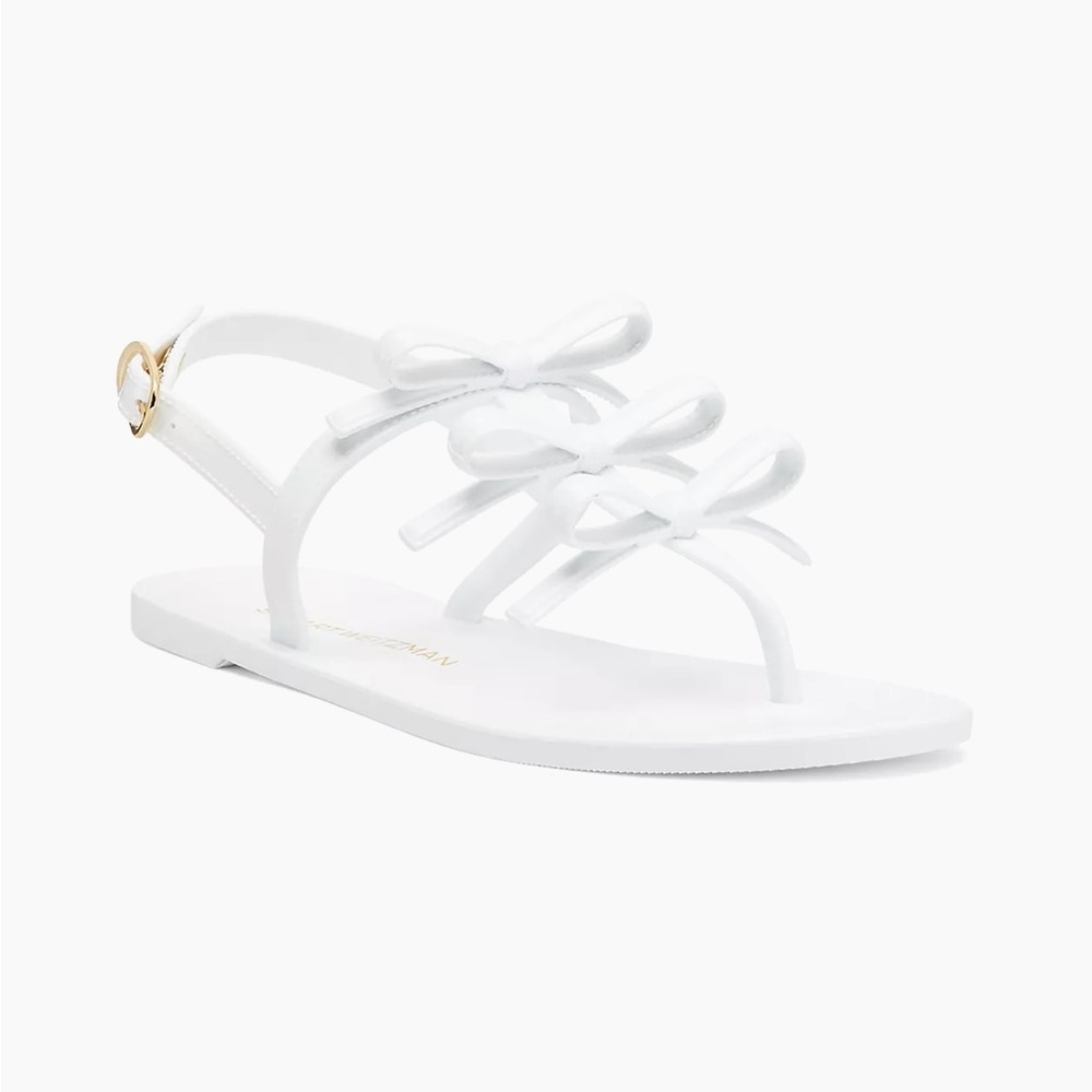 NWT Stuart Weitzman Felicity Bow Jelly Sandals